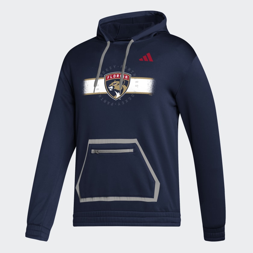 adidas Panthers Team Issue Pullover Hoodie Blue Free Shipping with adiClub adidas US
