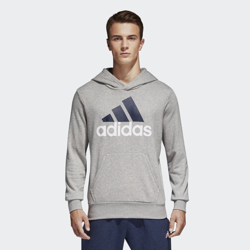 Adidas men's essential 2025 linear pullover hoodie