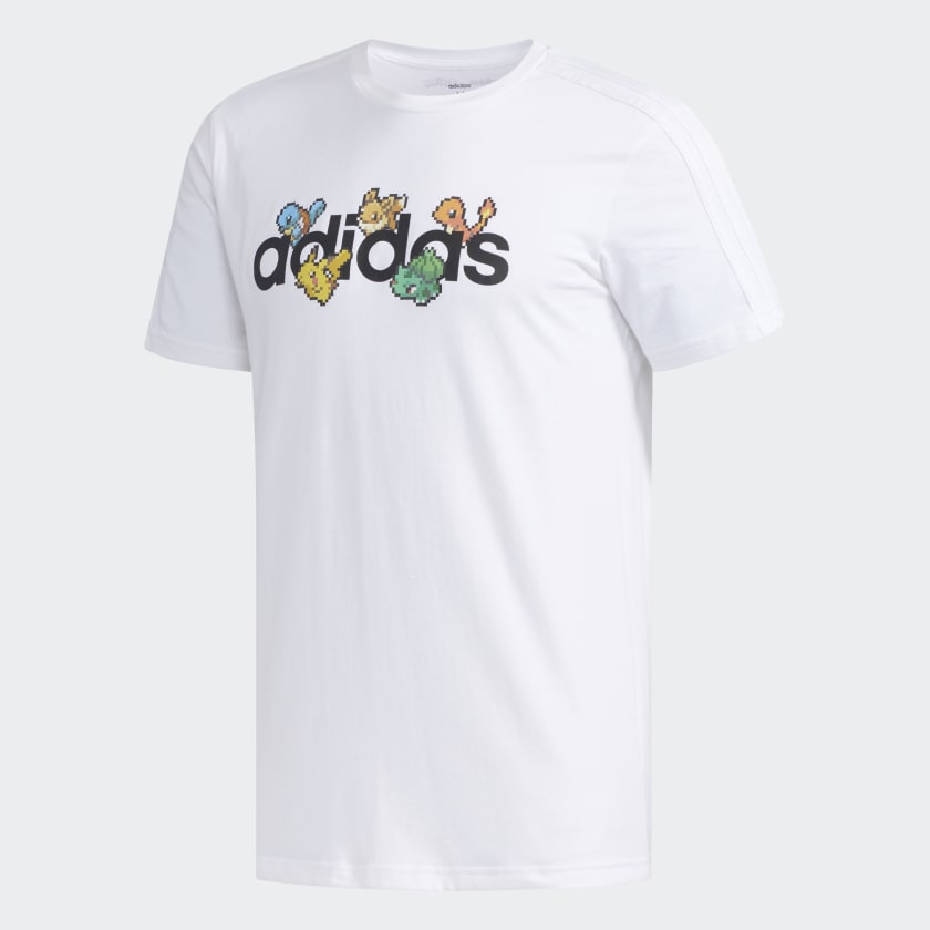 auge estudio un poco adidas Camiseta Pokémon Pixeled - Blanco | adidas Colombia