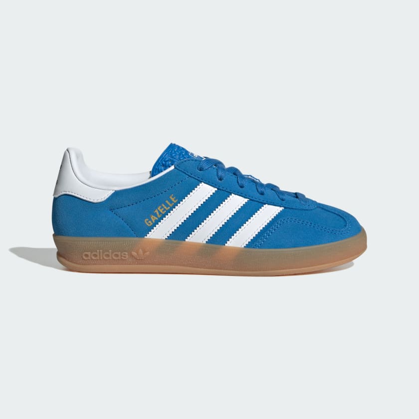 adidas Gazelle Indoor Shoes Kids - Blue | Free Shipping with