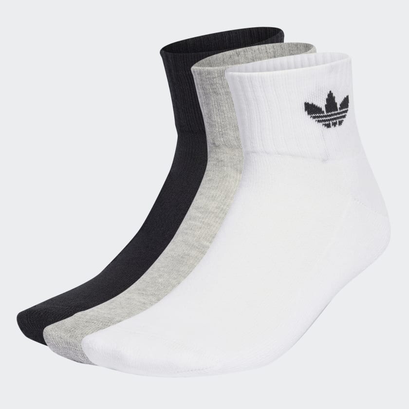 Chaussettes mi mollet 3 paires Blanc adidas adidas France
