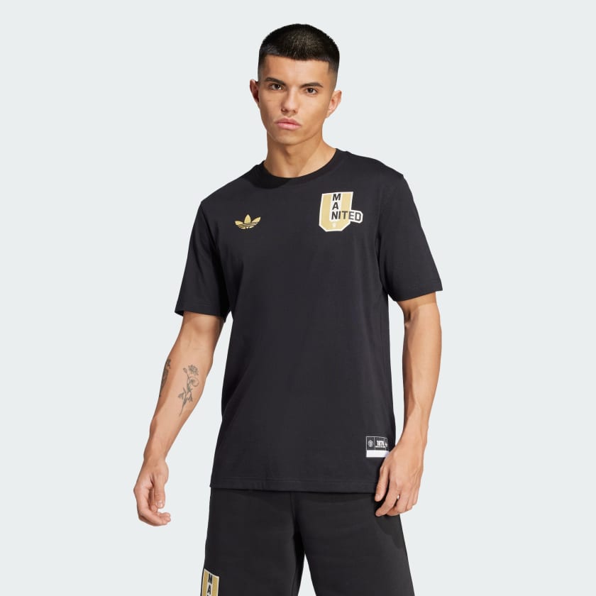 Tシャツ・カットソー adidas originals Manchester United VRCT Tee - Black Manchester United VRCT Tee, Black – Fan Style | adidas UK