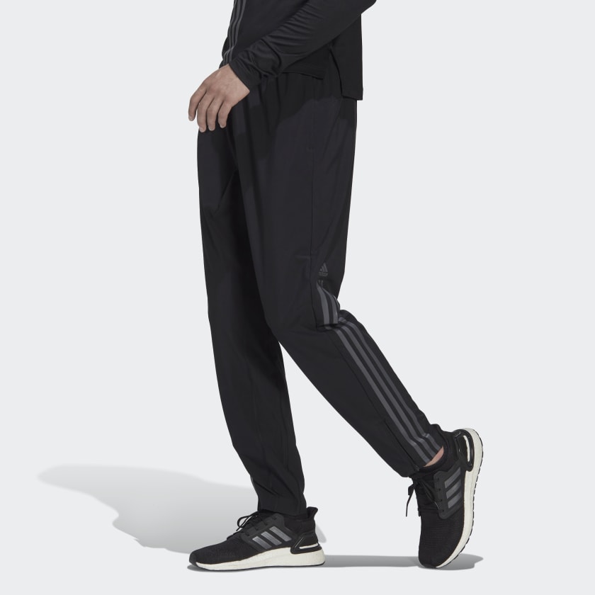 adidas Pants Alpha Strength Tejidos con Cierre Negro adidas Mexico