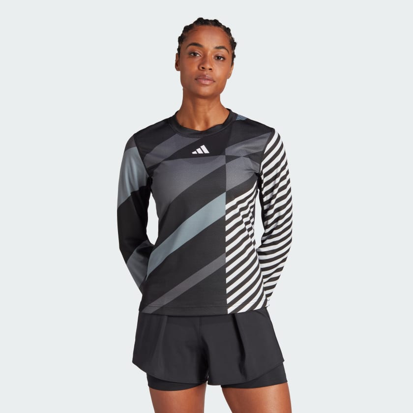 Sleeve Tennis HEAT.RDY Black Tennis adidas - adidas Pro | Tee Women\'s | 3/4 US
