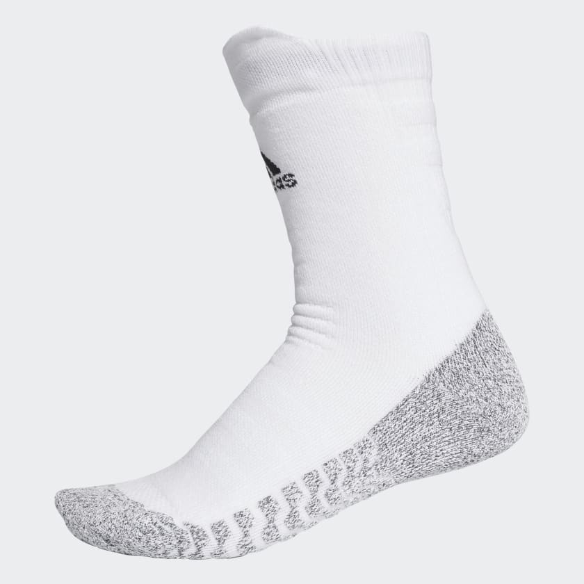 adidas Alphaskin Traxion Maximum Cushioning Crew Socks - White | adidas  India