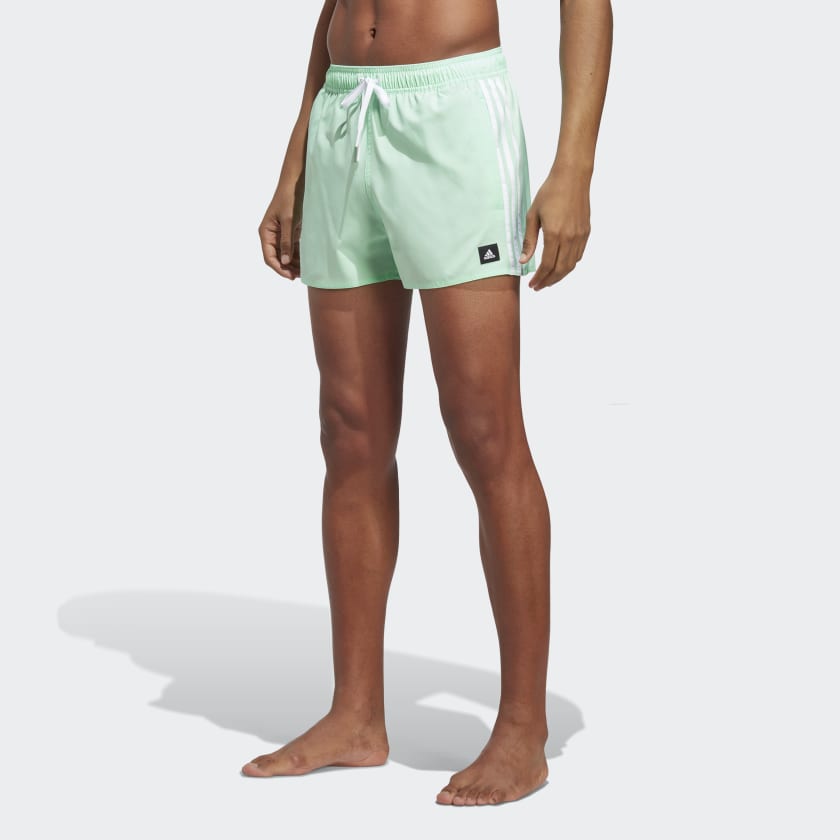 Fordeling Pogo stick spring Conform adidas 3-Stripes CLX Very-Short-Length Swim Shorts - Turquoise | Men's Swim  | adidas US