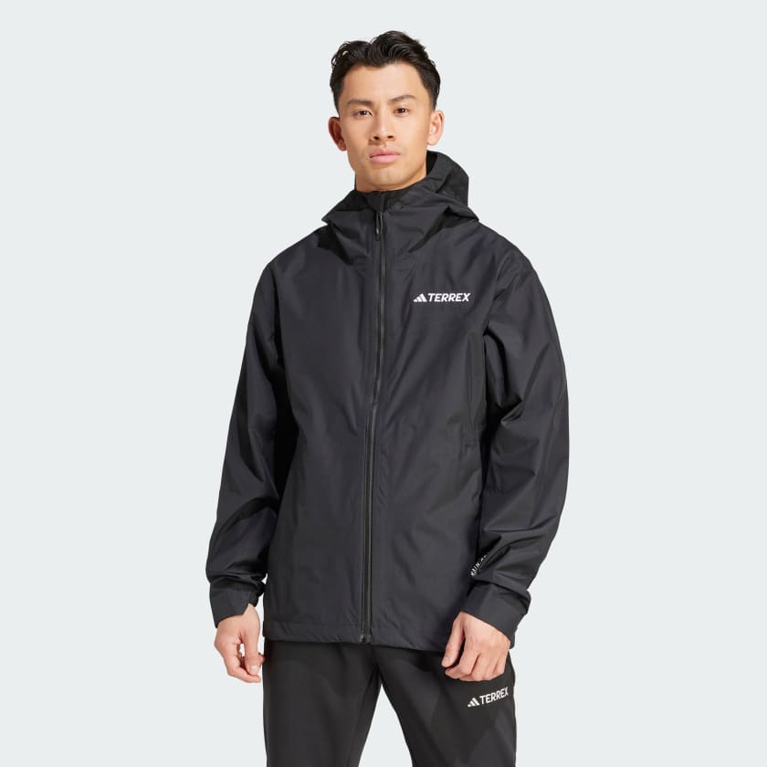 Hiking Black adidas Jacket Men\'s adidas Multi | Terrex - Rain.Rdy US 2.5L |