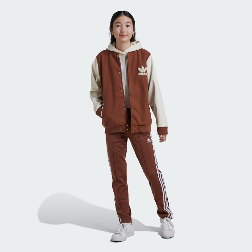 Kids khaki adidas tracksuit discount