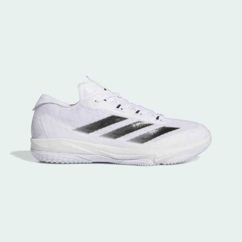 White adidas turf shoes top
