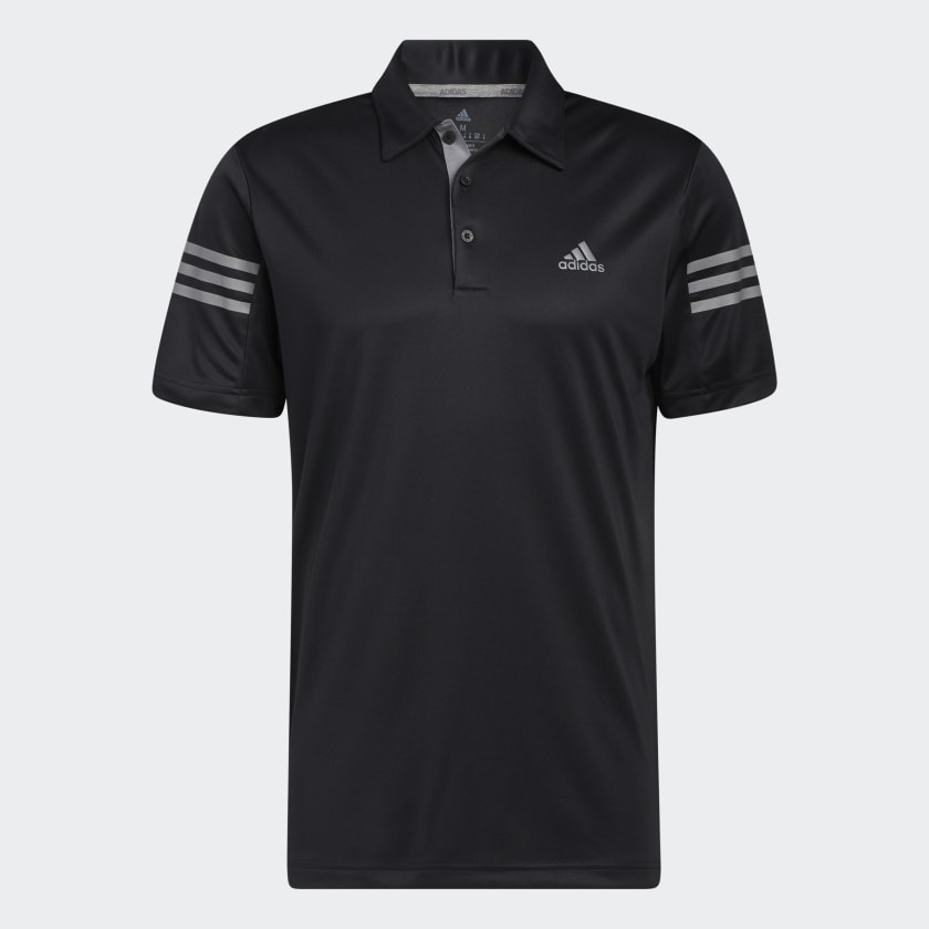 Polera con Cuello 3 Tiras Negro adidas adidas Chile