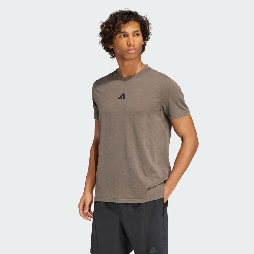 adidas Designed for Training Workout Tee Green Free Shipping with adiClub adidas US