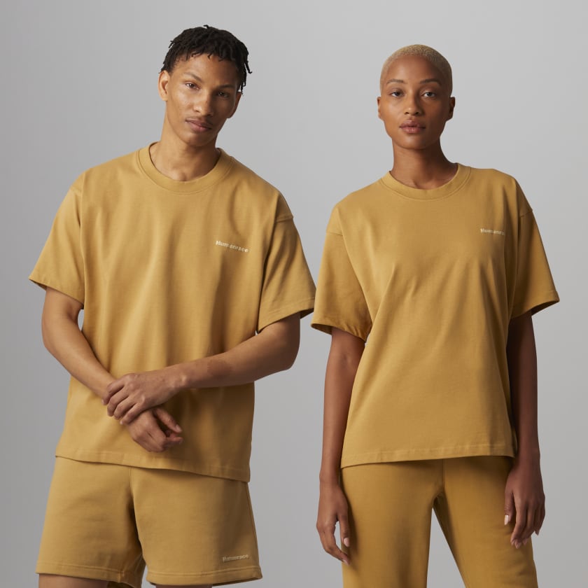 adidas Pharrell Williams Basics T-Shirt (Gender Neutral) - Beige | adidas UK