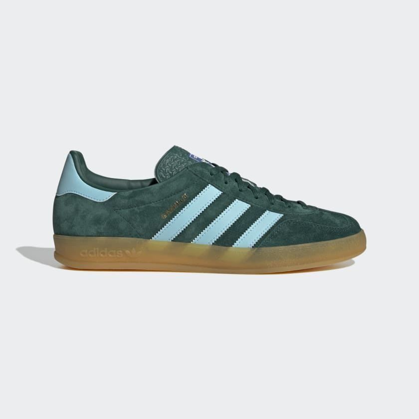 emmi x adidas ガゼル Gazelle Indoor白×緑28.5㎝ - スニーカー