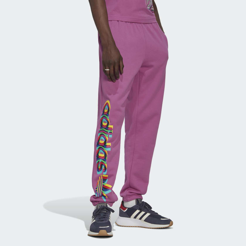Bliv Port Net adidas Hyperreal Sweat Pants - Purple | Men's Lifestyle | adidas US
