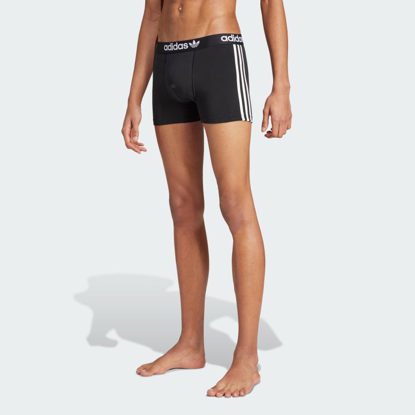 adidas Comfort Flex Cotton 3-Stripes Trunk Briefs (3 pairs) - White |  adidas Canada