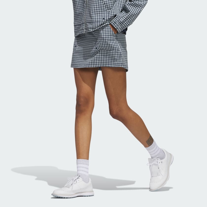 adidas Ultimate365 Gingham Skort - Blue | Free Shipping with