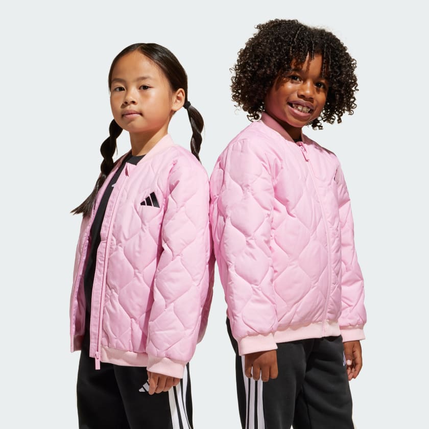 adidas Light Padded Jacket Kids Pink Free Shipping with adiClub adidas US