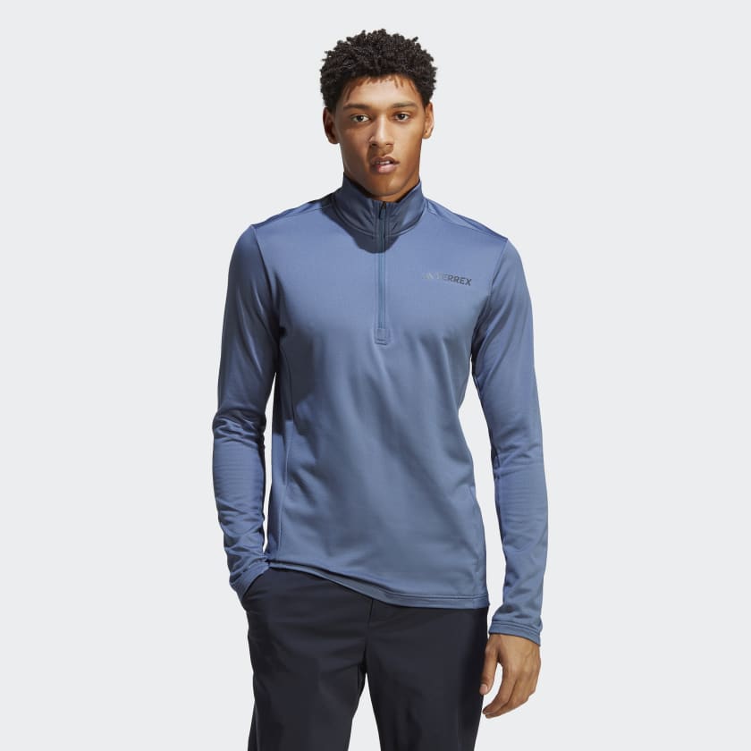 adidas TERREX Multi 1/2 Zip Fleece Sweatshirt - Blau | adidas Deutschland