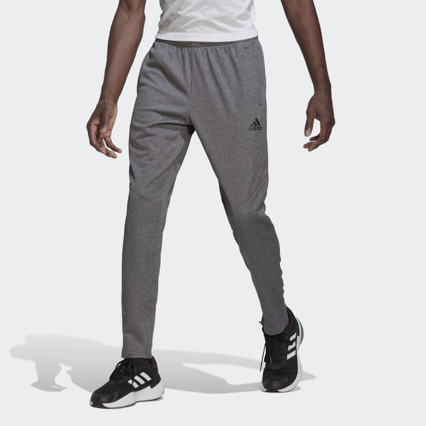 Handvest Zorgvuldig lezen Ten einde raad adidas AEROREADY Game and Go Small Logo Tapered Pants - Grey | Men's  Training | adidas US