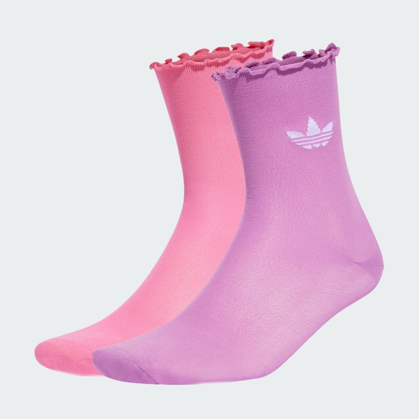 Adidas ORIGINALS Calcetines Mujeres lila rosa blanco talla M