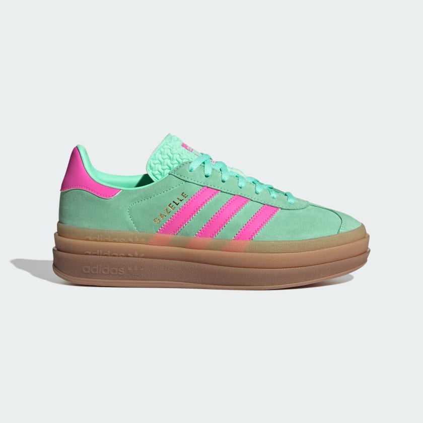 Zapatilla Adidas Gazelle Bold Verde Mujer