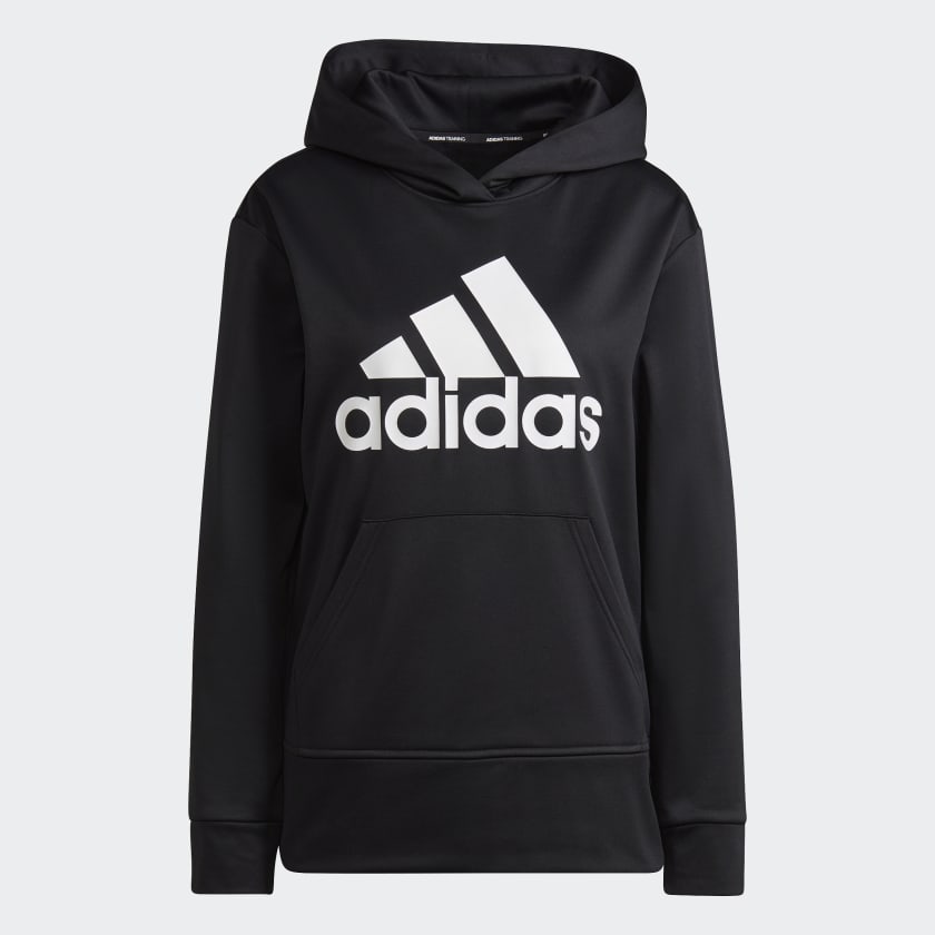 adidas AEROREADY Big Logo Hoodie Black Free Shipping with adiClub adidas Canada