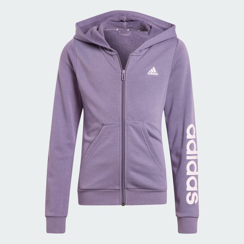 Adidas chaqueta capucha purpura online