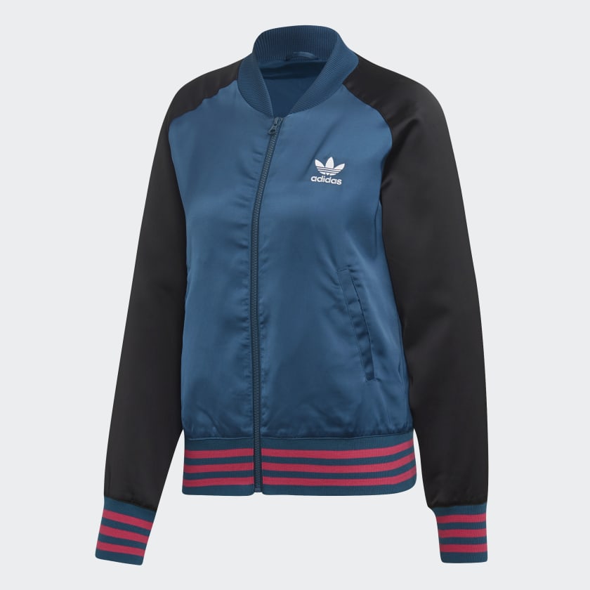 Adidas bomber track jacket deals