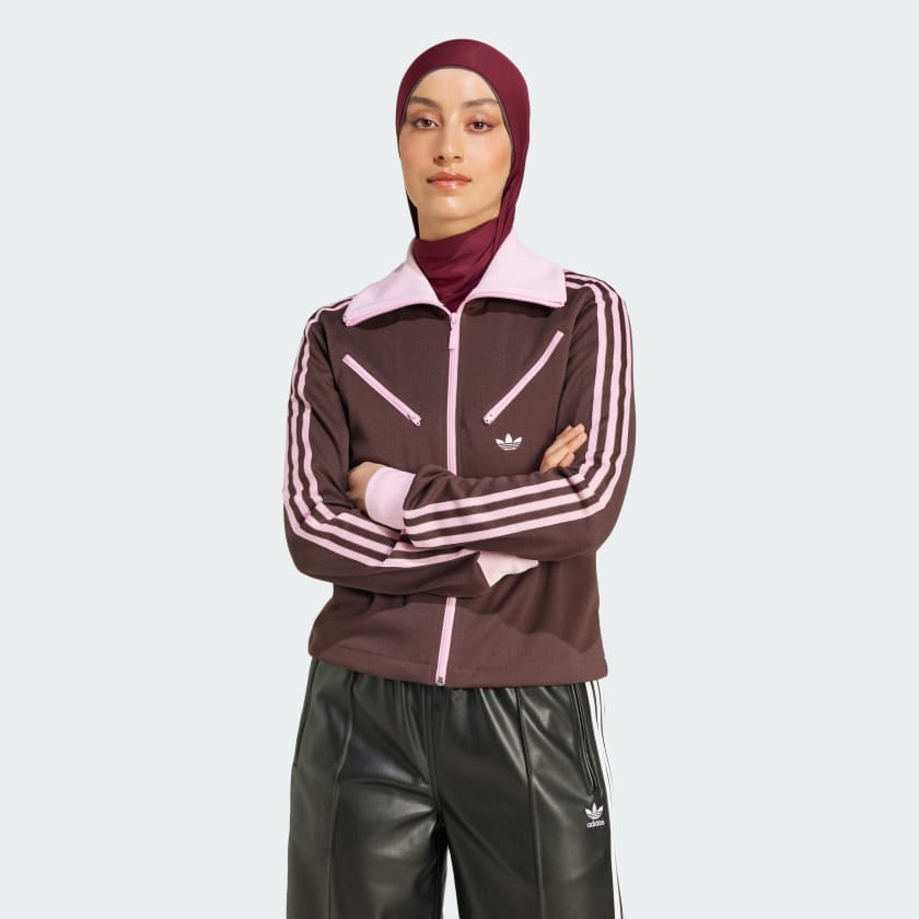 adidas Adicolor 70s Montreal Track Top Brown adidas Ireland