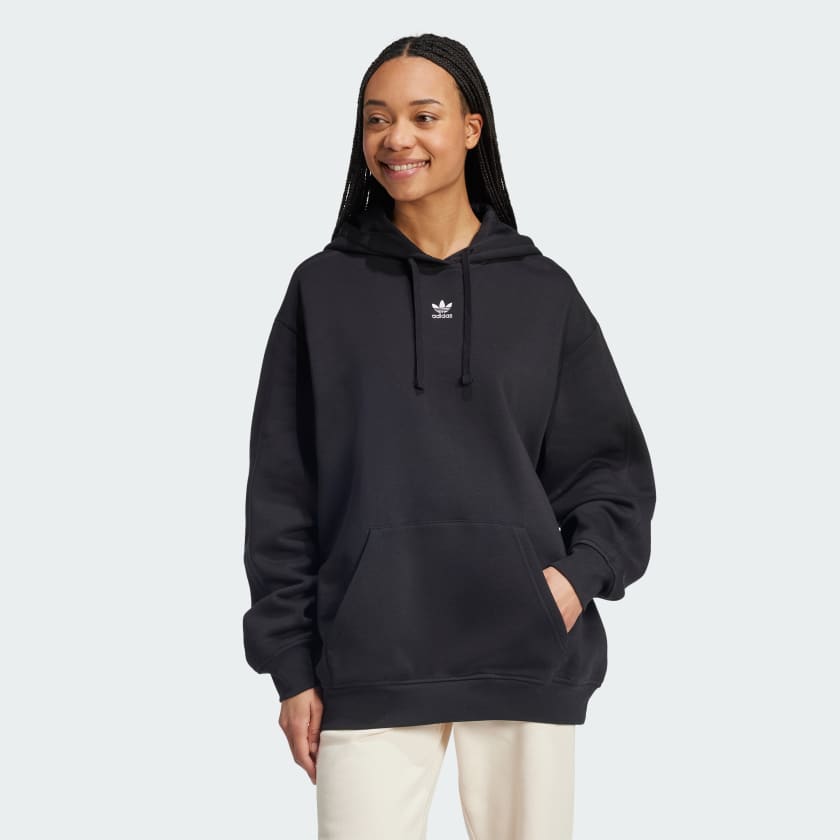 adidas Essentials Oversized Hoodie Schwarz adidas Deutschland
