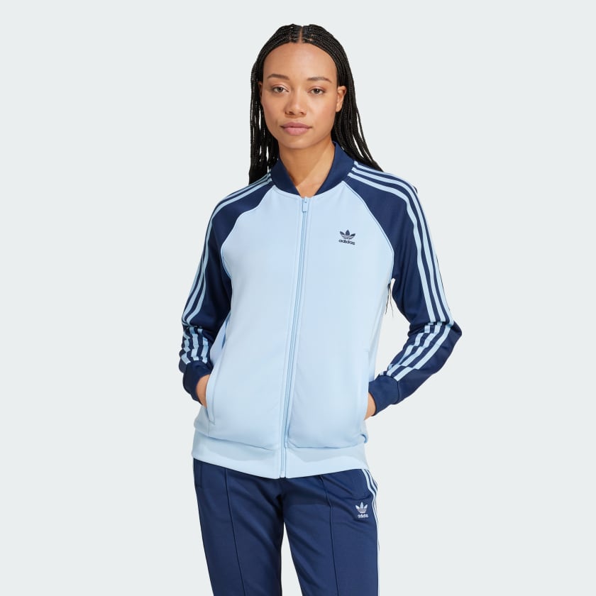 adidas Adicolor Classics SST Track Jacket - Blue | Free