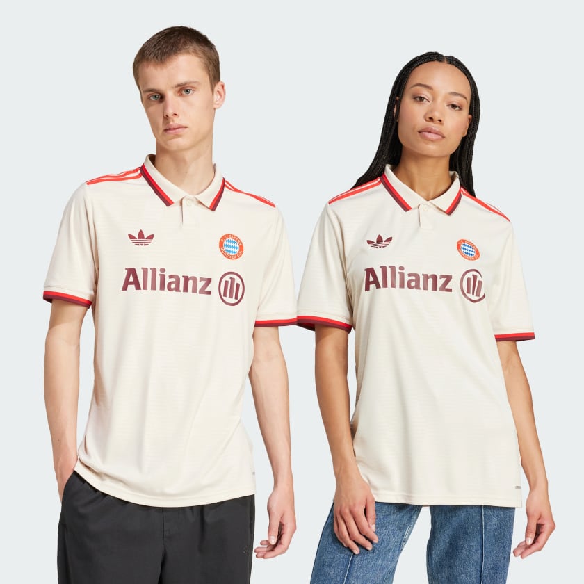 adidas FC Bayern 24 25 Women s Team Third Jersey Beige adidas UK