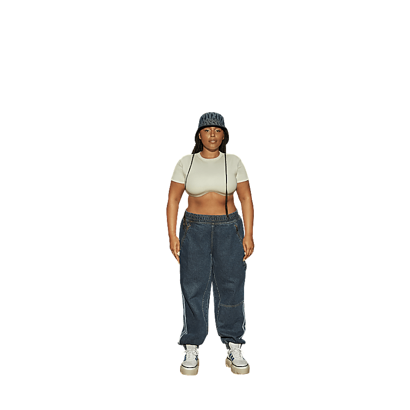Denim track pants adidas clearance