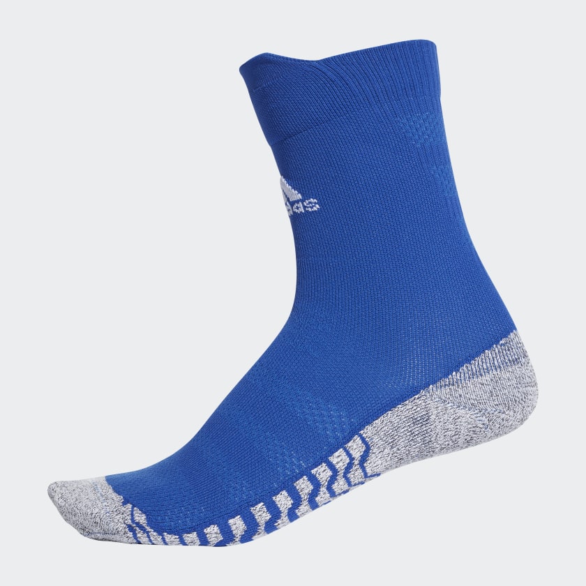 adidas Alphaskin Traxion Ultralight Crew Socks - Blue | adidas US