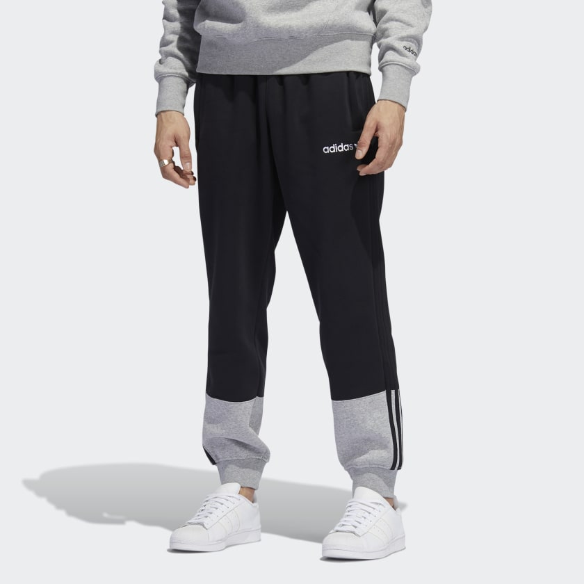 adidas 3-Stripes Split Sweat Pants - Black | adidas US