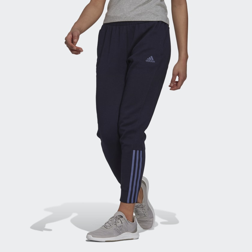 adidas Essentials 3-Stripes Pants - Blue | adidas Australia