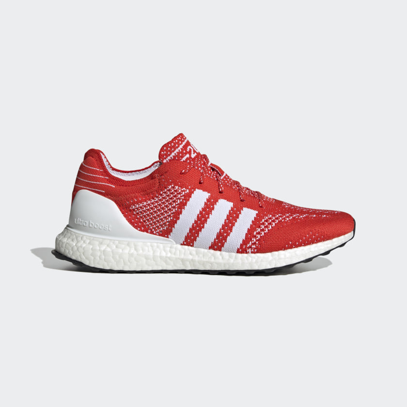 boost shoes red
