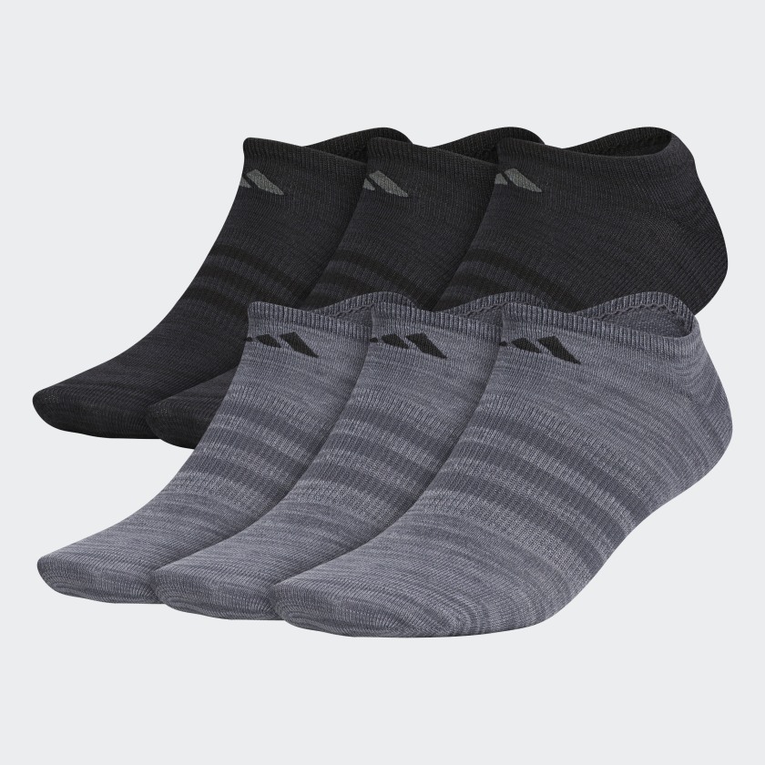 Adidas men's superlite no show socks 6 pack clearance