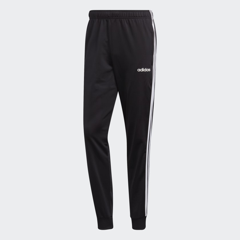 essential 3 stripes tapered cuffed pants