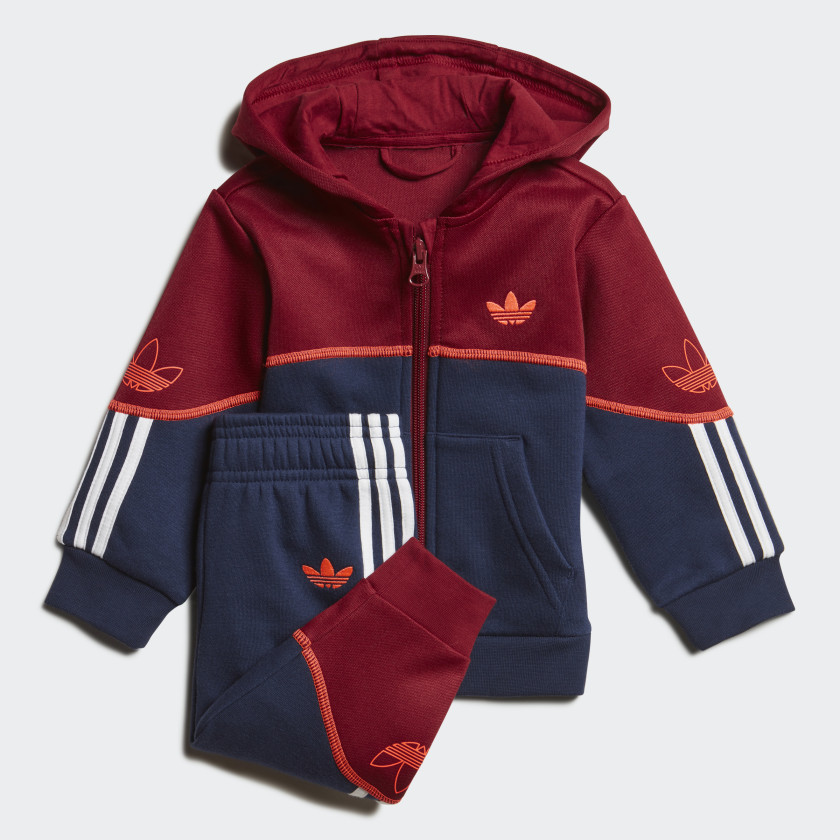 Burgundy adidas set Clearance