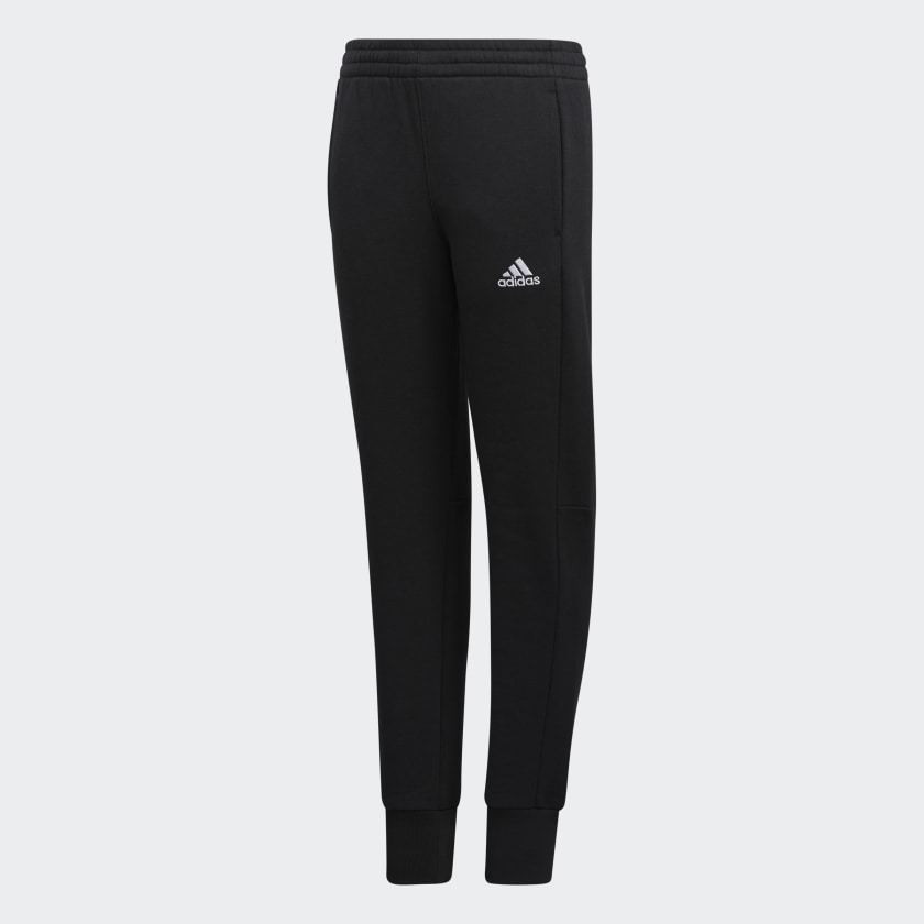 Adidas joggers black stripes clearance