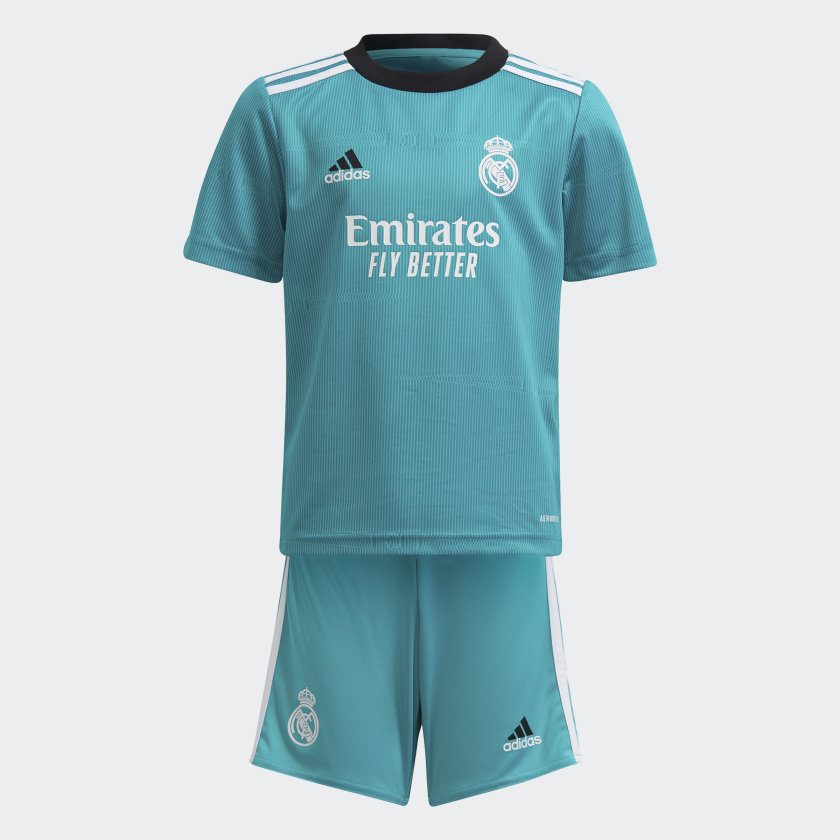 iets militie stout adidas Real Madrid 21/22 Mini Derde Tenue - Turquoise | adidas Belgium