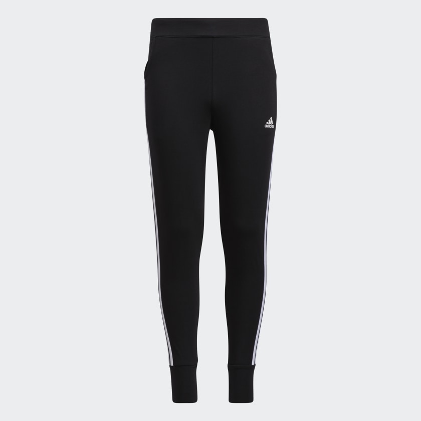 adidas 3-Stripes Cotton Joggers - Black | adidas US adidas 3-Stripes Cotton Joggers - Black | adidas US