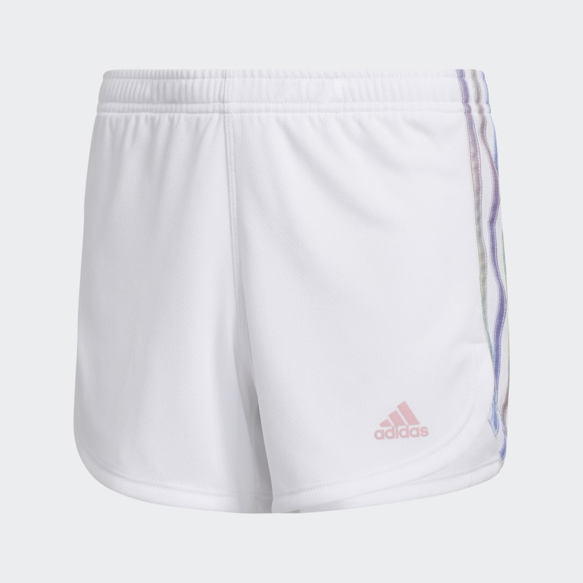 White adidas shorts kids clearance