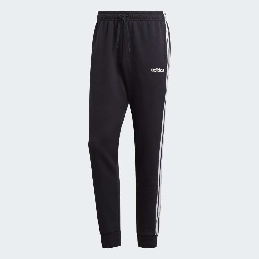 adidas originals essentials cuffed joggers in grey