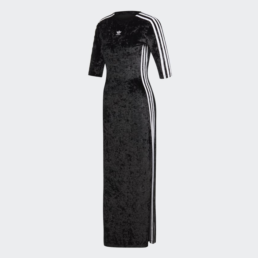 adidas Velvet Dress - Black | adidas US