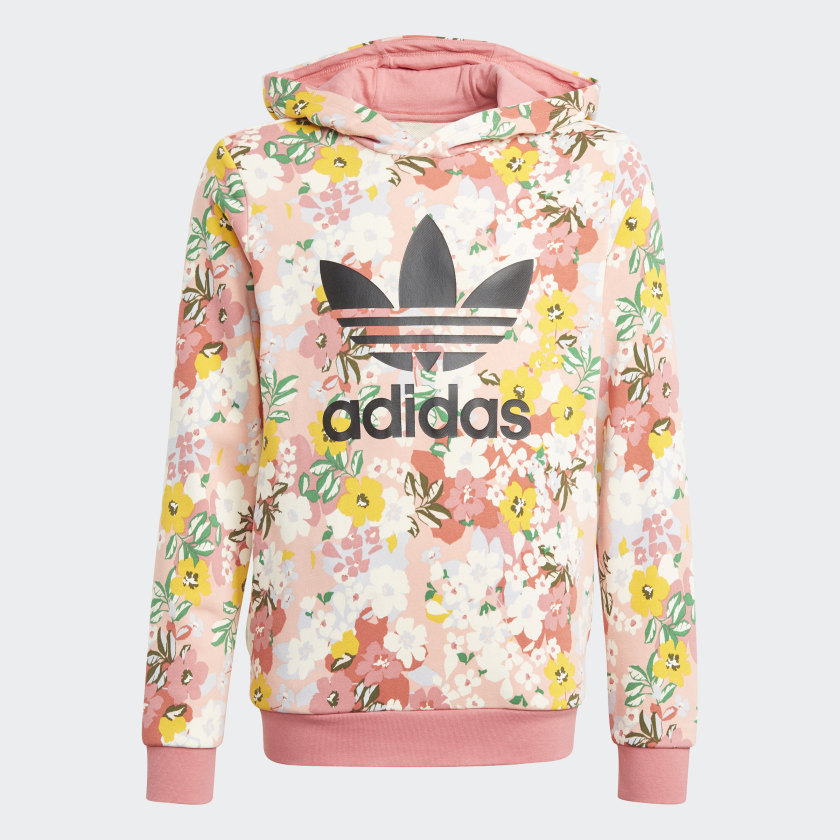 Adidas flower hoodie Clearance
