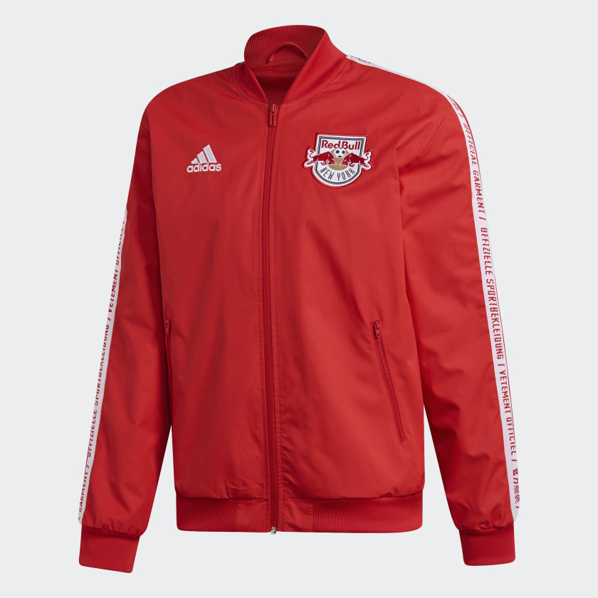 adidas New York Red Bulls Anthem Jacket - Red | adidas US