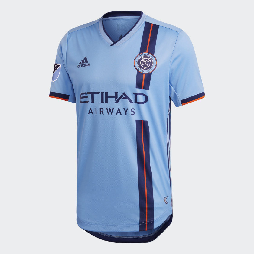 adidas New York City FC Home Authentic Jersey - Blue | adidas US