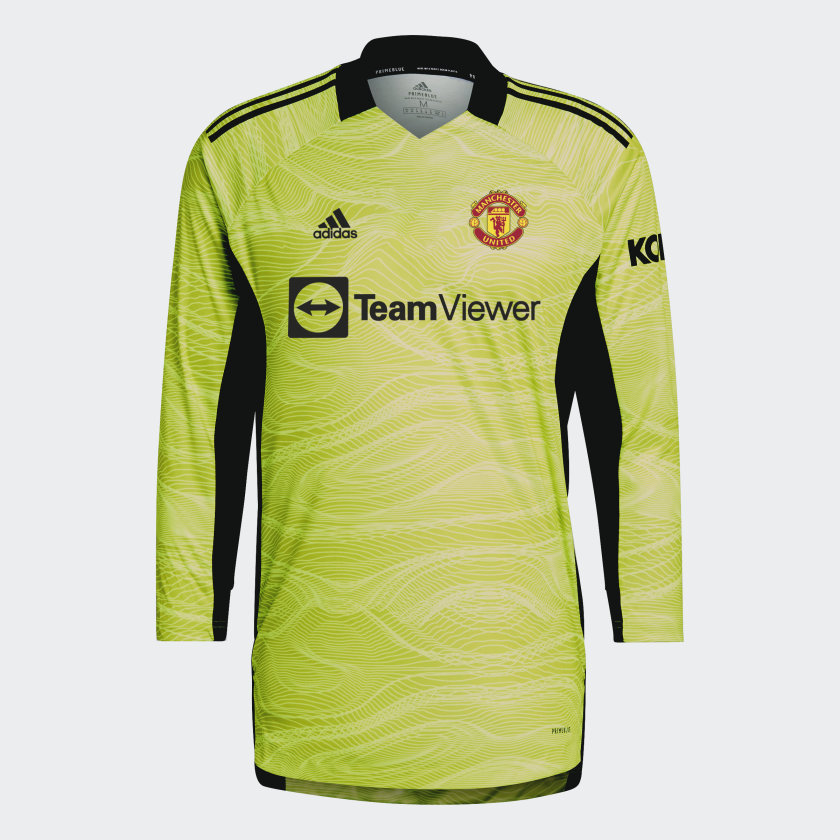 Adidas Manchester United 21 22 Home Goalkeeper Jersey Yellow Adidas Deutschland